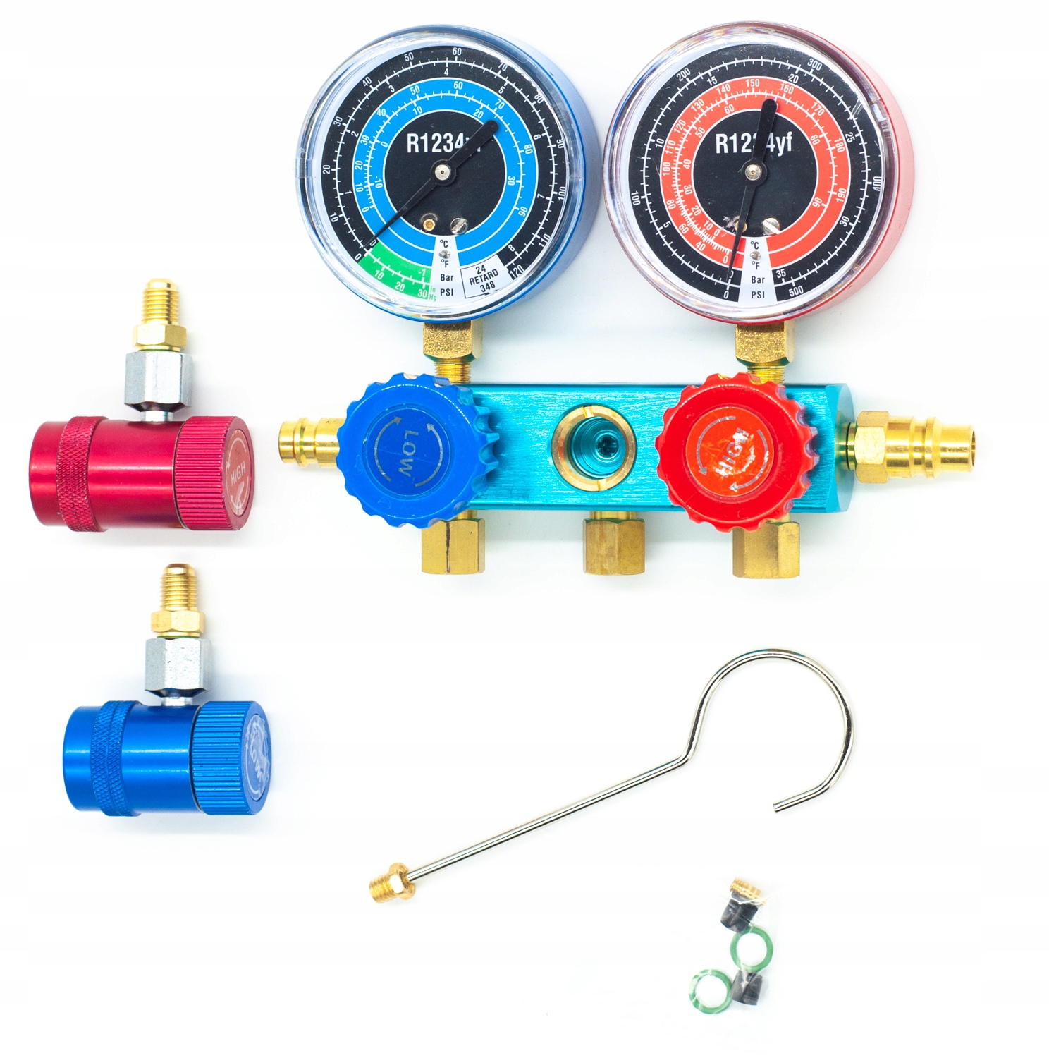 MIERNIK TESTER KLIMATYZACJI R1234 MANOMETRY KLIMY EAN 5902734304667