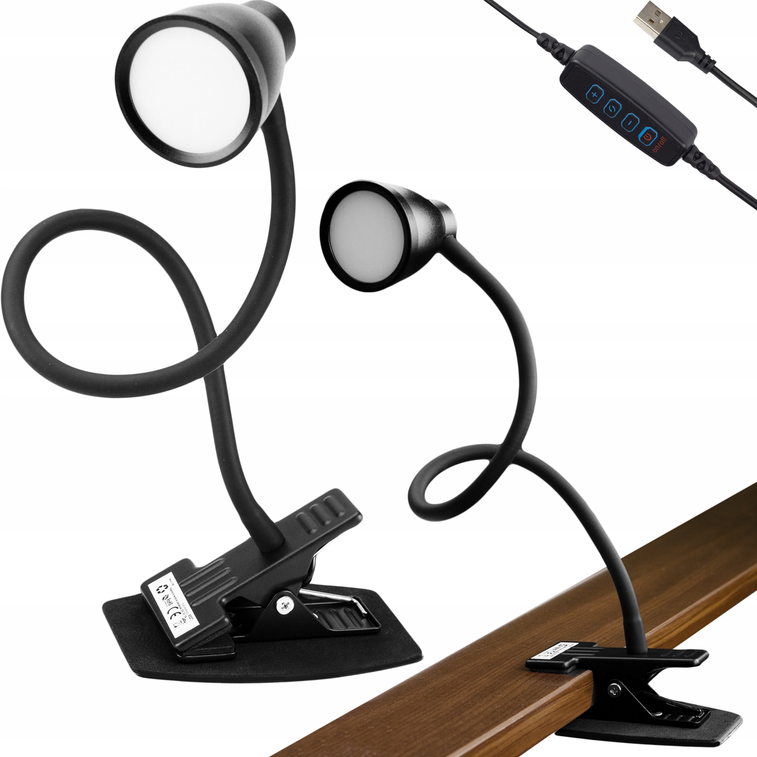 

Lampka Led Biurkowa Klips 5W szkolna Podstawka