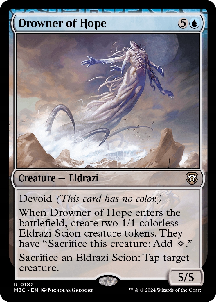 Mtg Drowner of Hope (r)