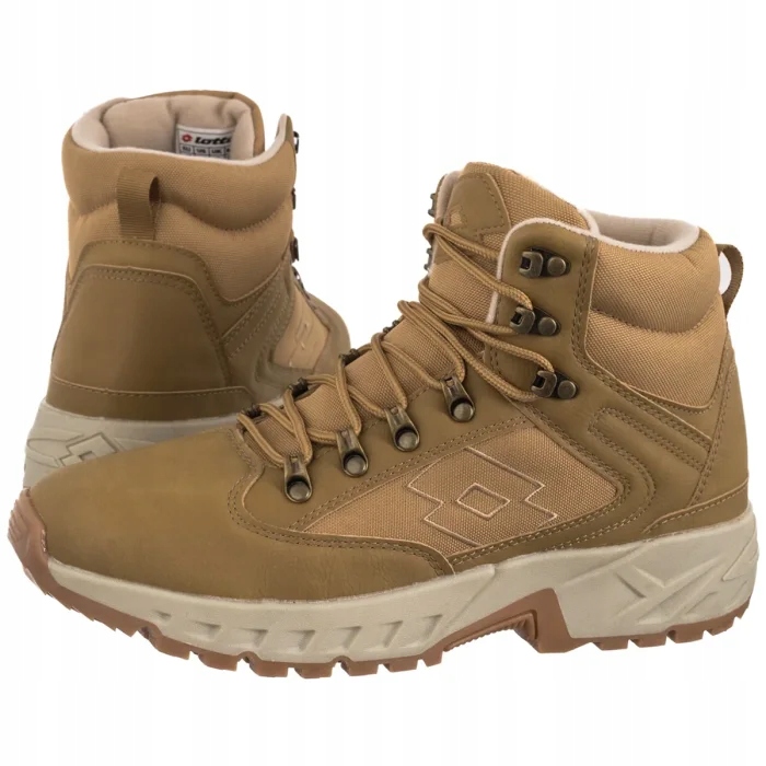 Pánské zateplené boty Lotto Woodlark Mid 2400310U Hnědé