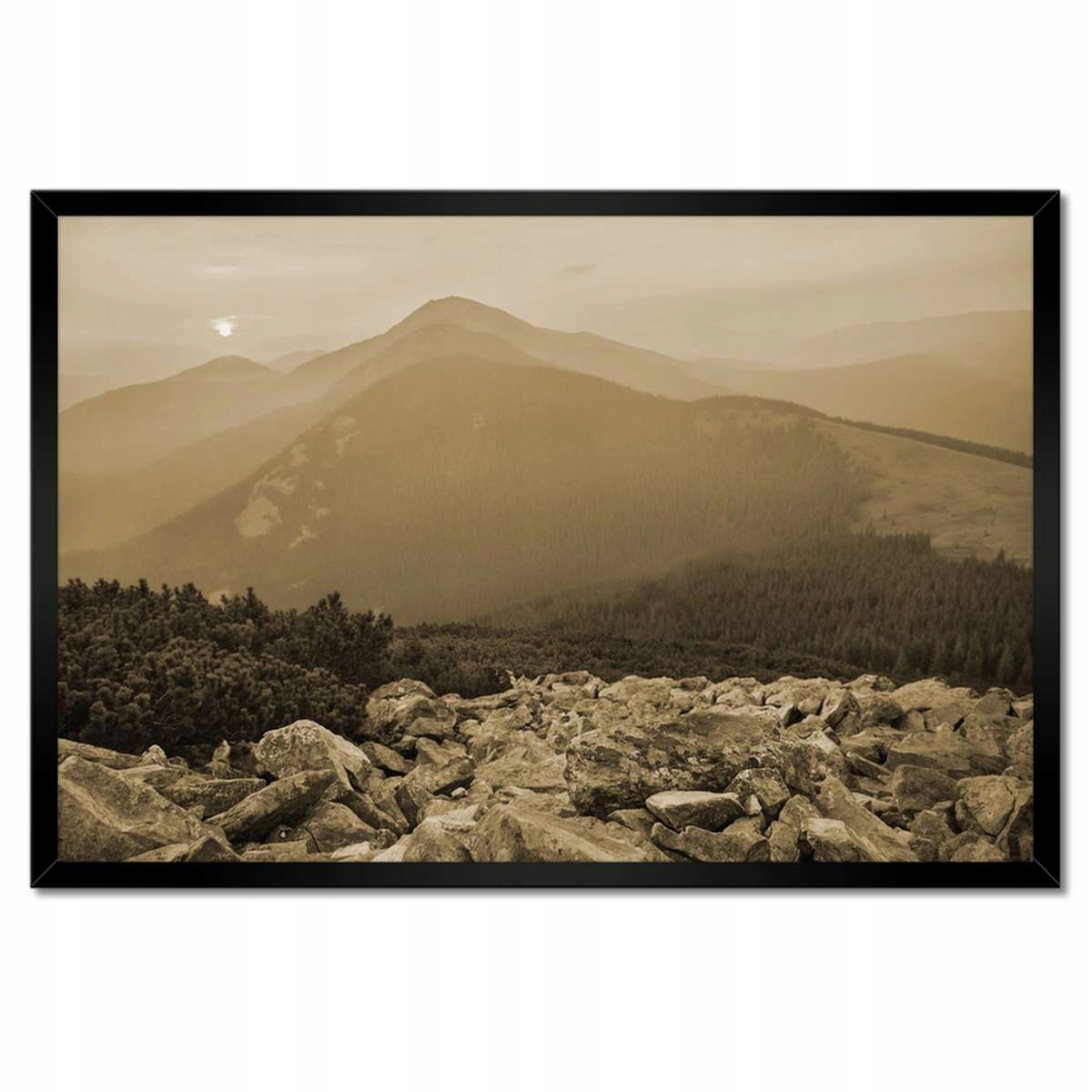 Plakáty v rámu 60x40 Horská krajina Krajina