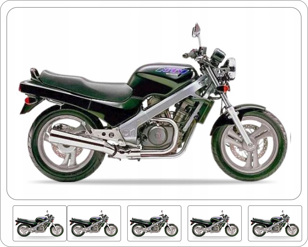 Samolepky Juula Na Motocykl Pro Honda Ntv 650 Revere 1993-1995 Černé NH1