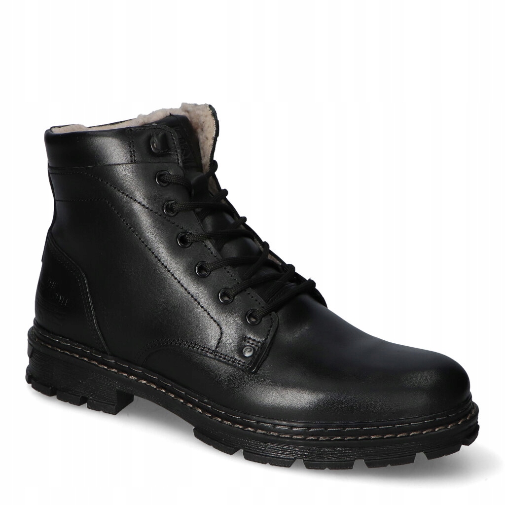 Kotníkové Boty Pegada 181795-02 Černé lico 44