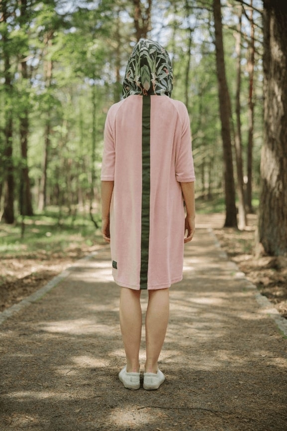 Poncho MOKI - kite wind - plażowe - T Forest - L Model Tropic Forest