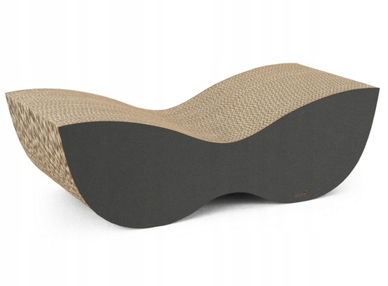 Levně Odolné škrabadlo s funkcí pro kočky pelíšku Gattino Leon Grafit 60 cm