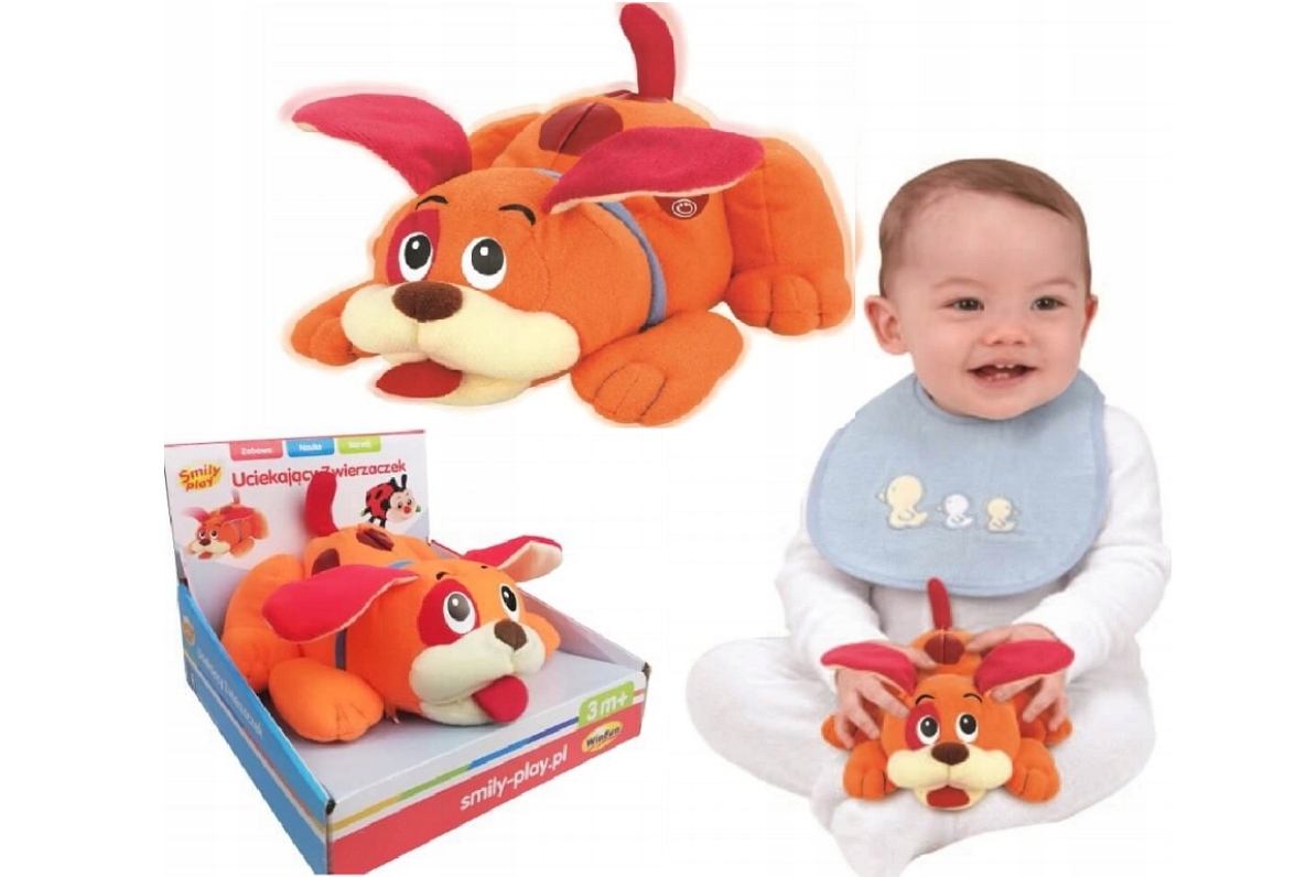Zabawka dla niemowląt UCIEKAJĄCY PIESEK SMILY PLAY