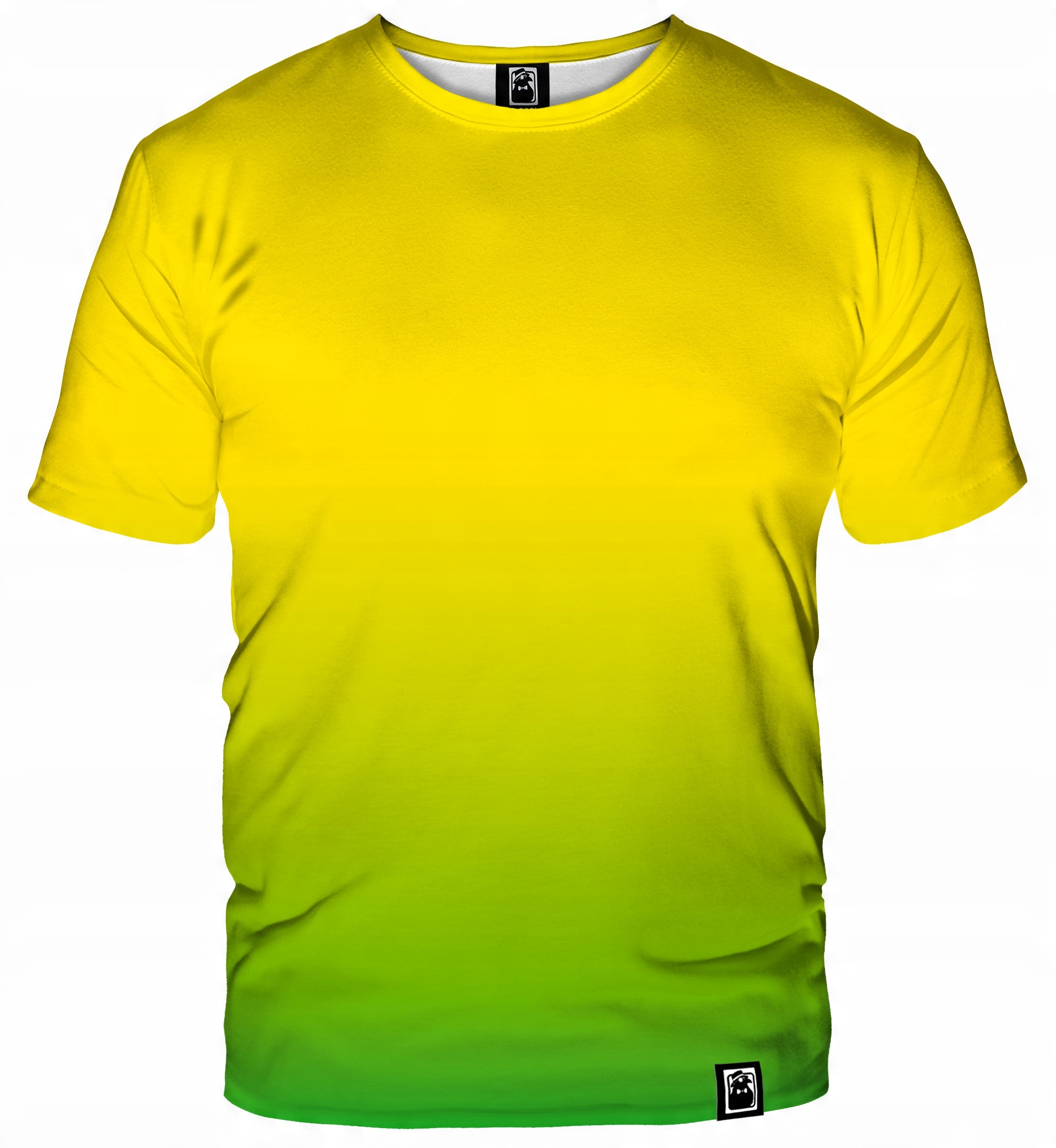 

D T-shirt Koszulka Dr.crow Print Ombre Zół-zie Xs