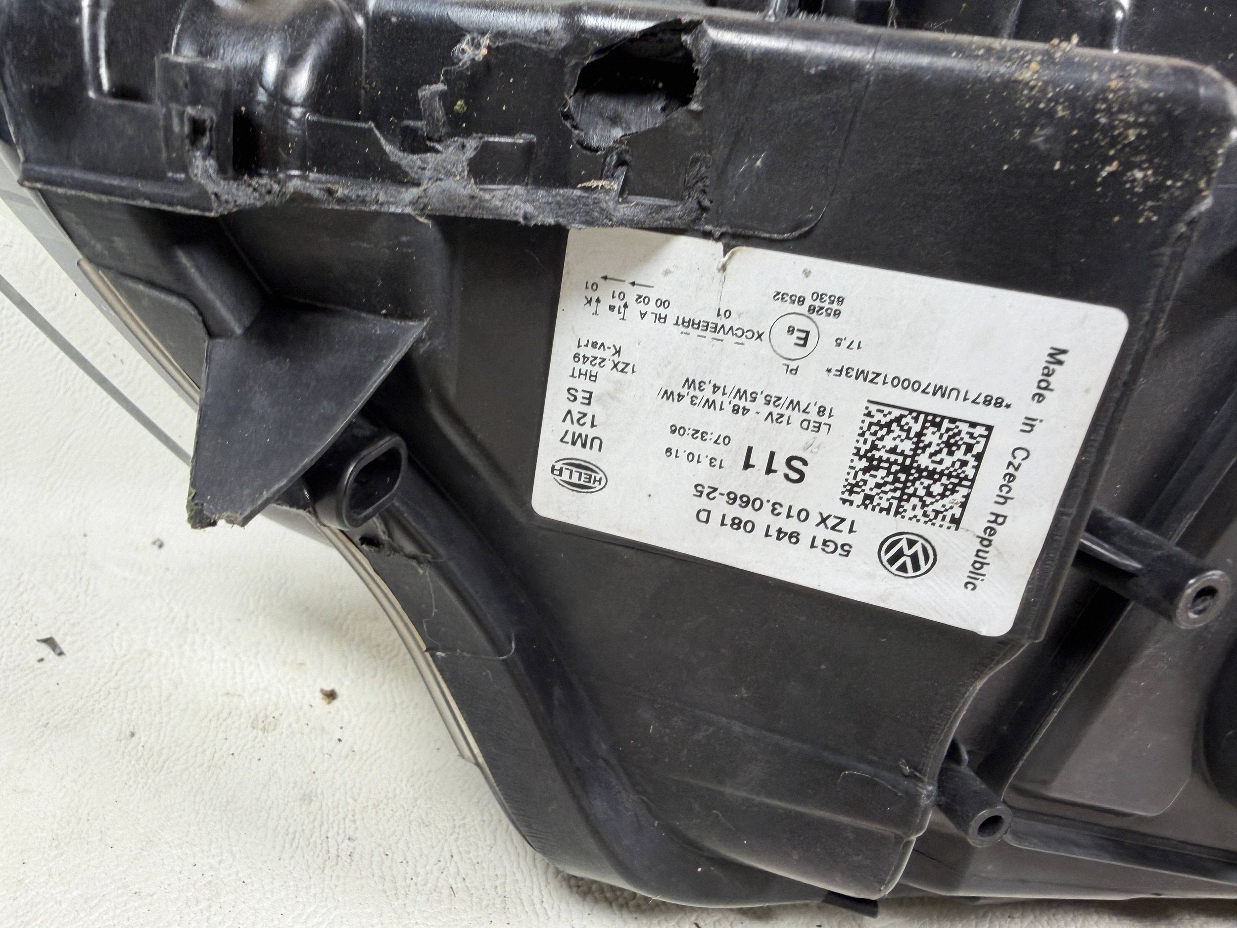 Vw Golf 7 VII Lift Full Led light left front front