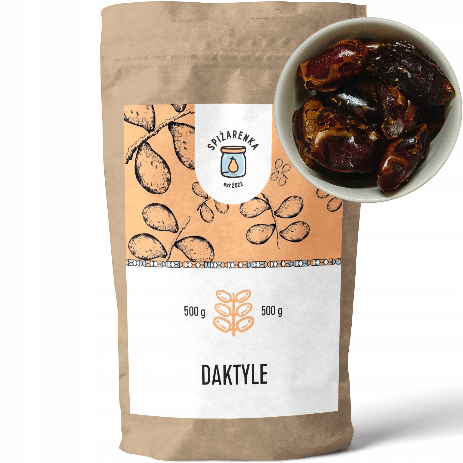 Levně 4 x sušené datle bez pecek přírodní Sladké 500 g Velké Balení