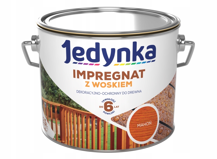 

Jedynka impregnat z woskiem do drewna 2,5 mahoń