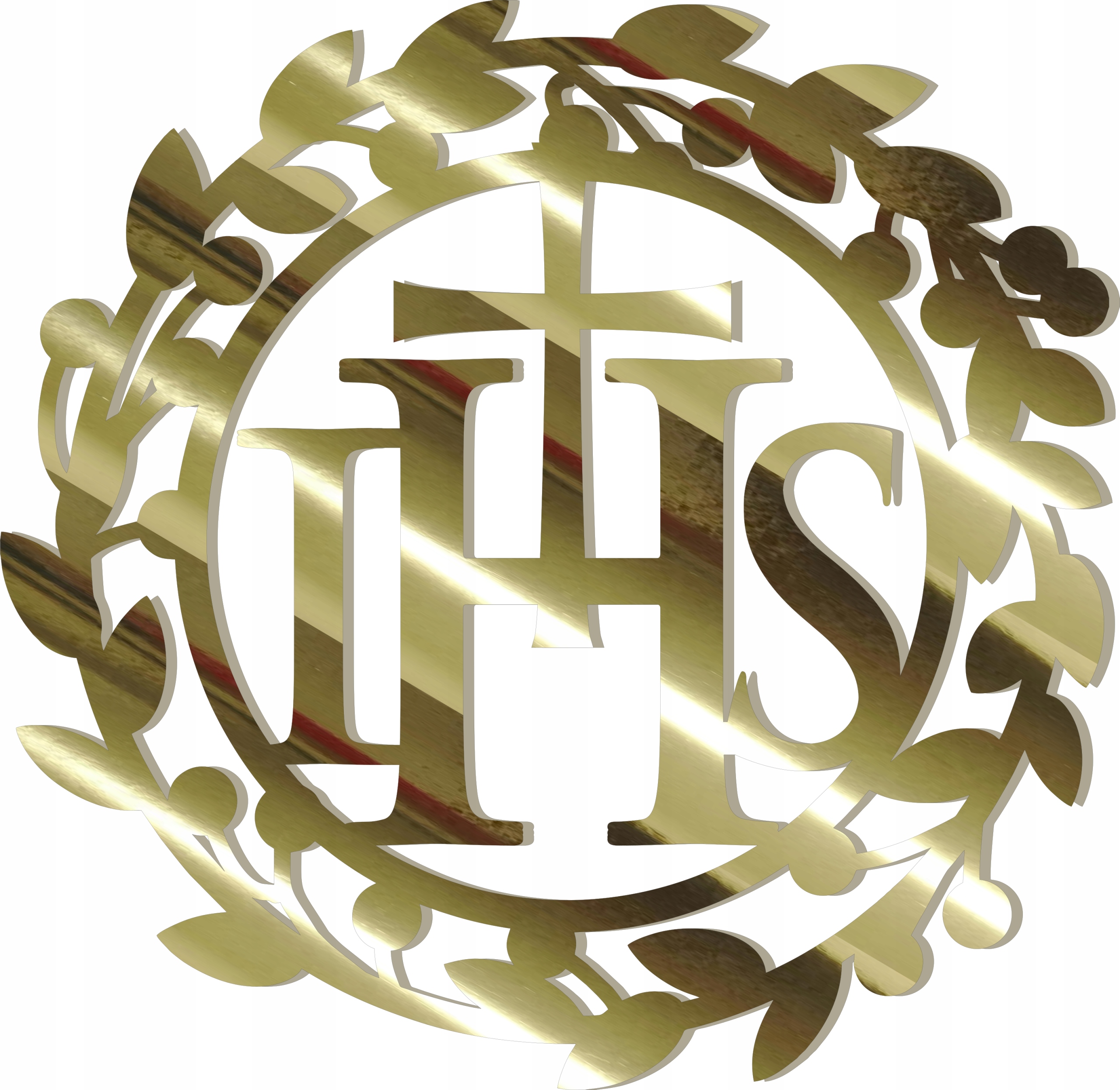 ZŁOTY TOPPER NA BOK TORTU Komunia IHS DEKORACJA 13652842786 Allegro.pl