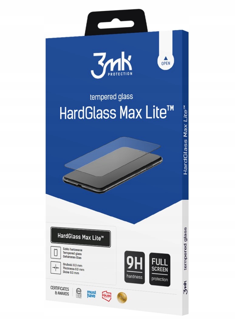 Szkło hartowane 3MK HardGlass Max Lite Poco X6 Pro 5G czarny/black