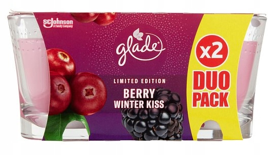 

Glade Berry Winter Kiss świeca zapachowa 258g