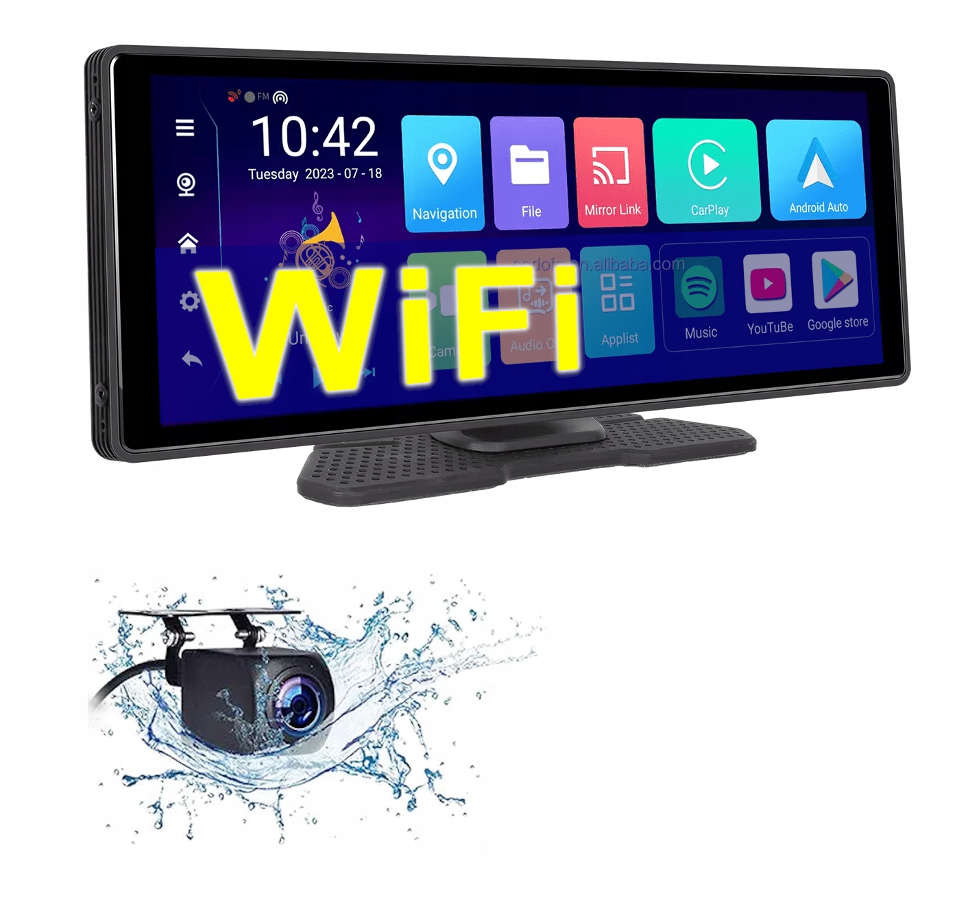 Automobilový videorekordér Navigácia Cúvacia kamera Rádio Android Gps