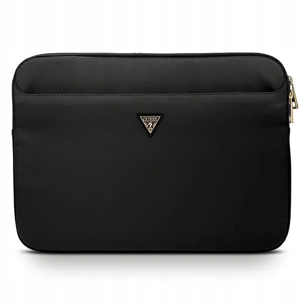 Pouzdro Guess Sleeve GUCS13NTMLBK 13" černá/black Nylon Triangle Logo