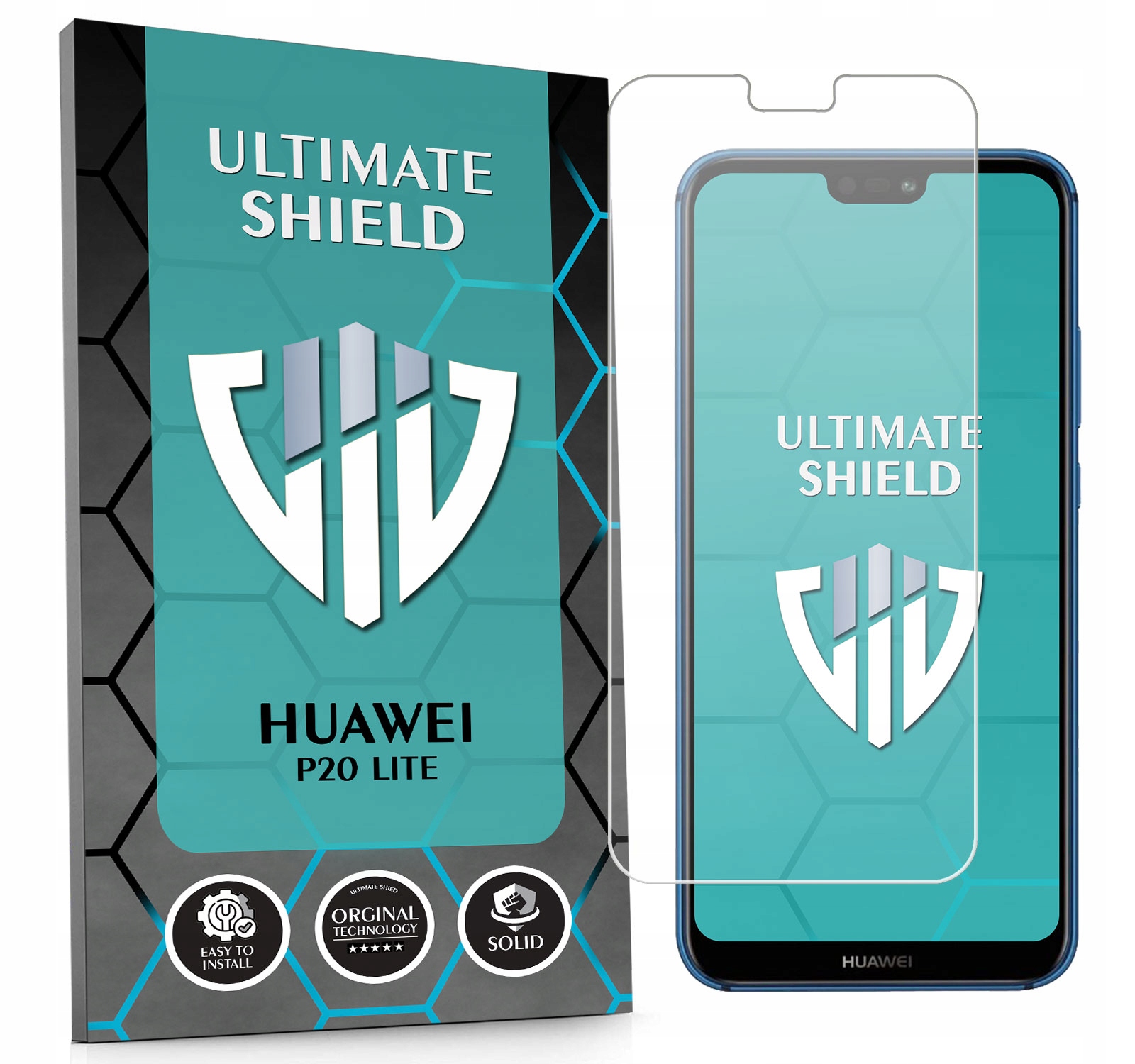 Sklo 3x Displej 7x Fotoaparát Rychlý Objektiv Pro Huawei P20 Lite