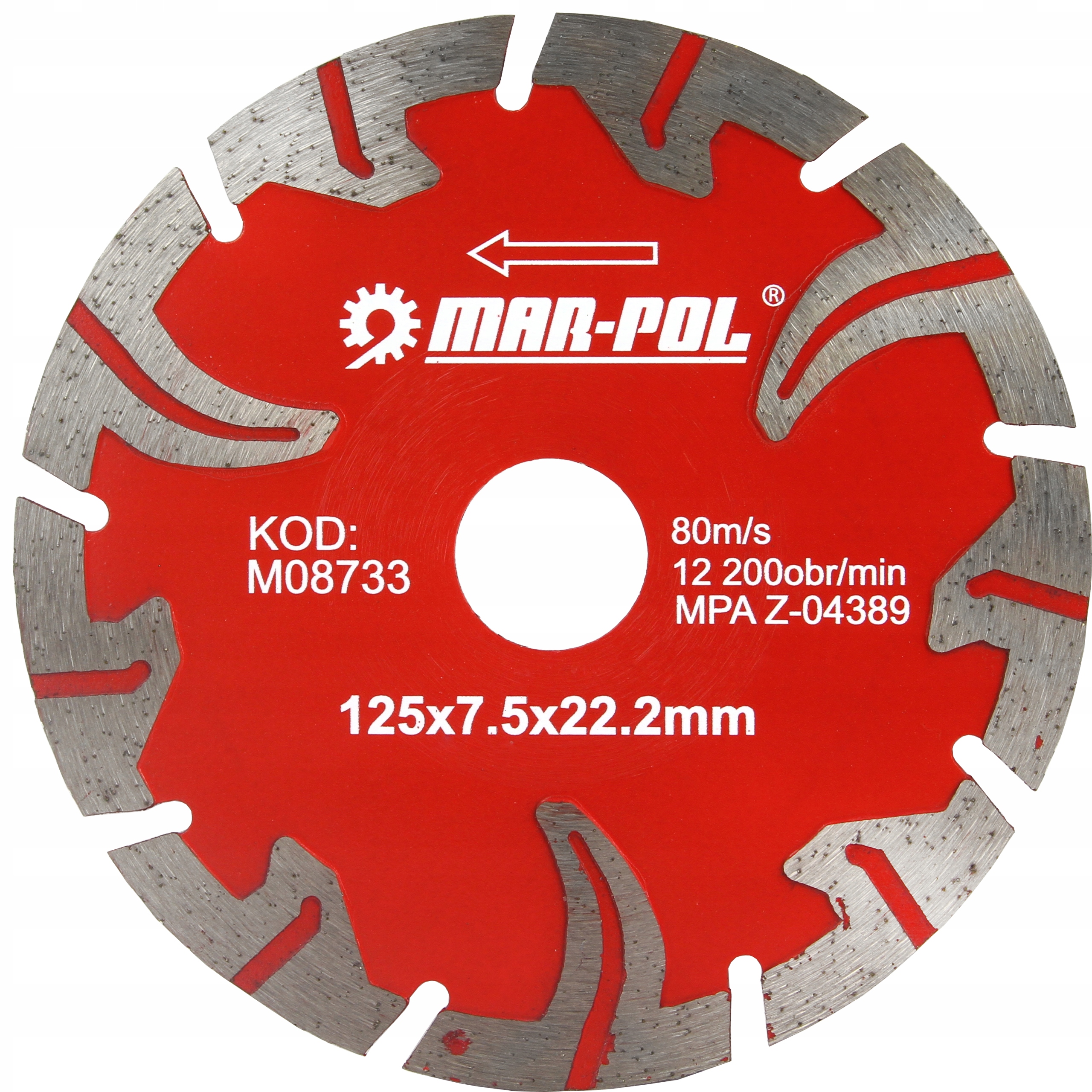 

Tarcza diamentowa Marmur Beton Kostka Cegła 125mm
