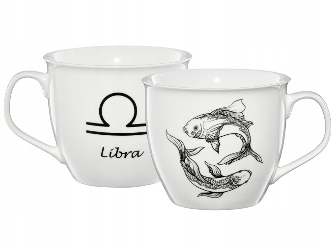 

Ambition Duży Kubek Znak Zodiaku Ryby Porcelana