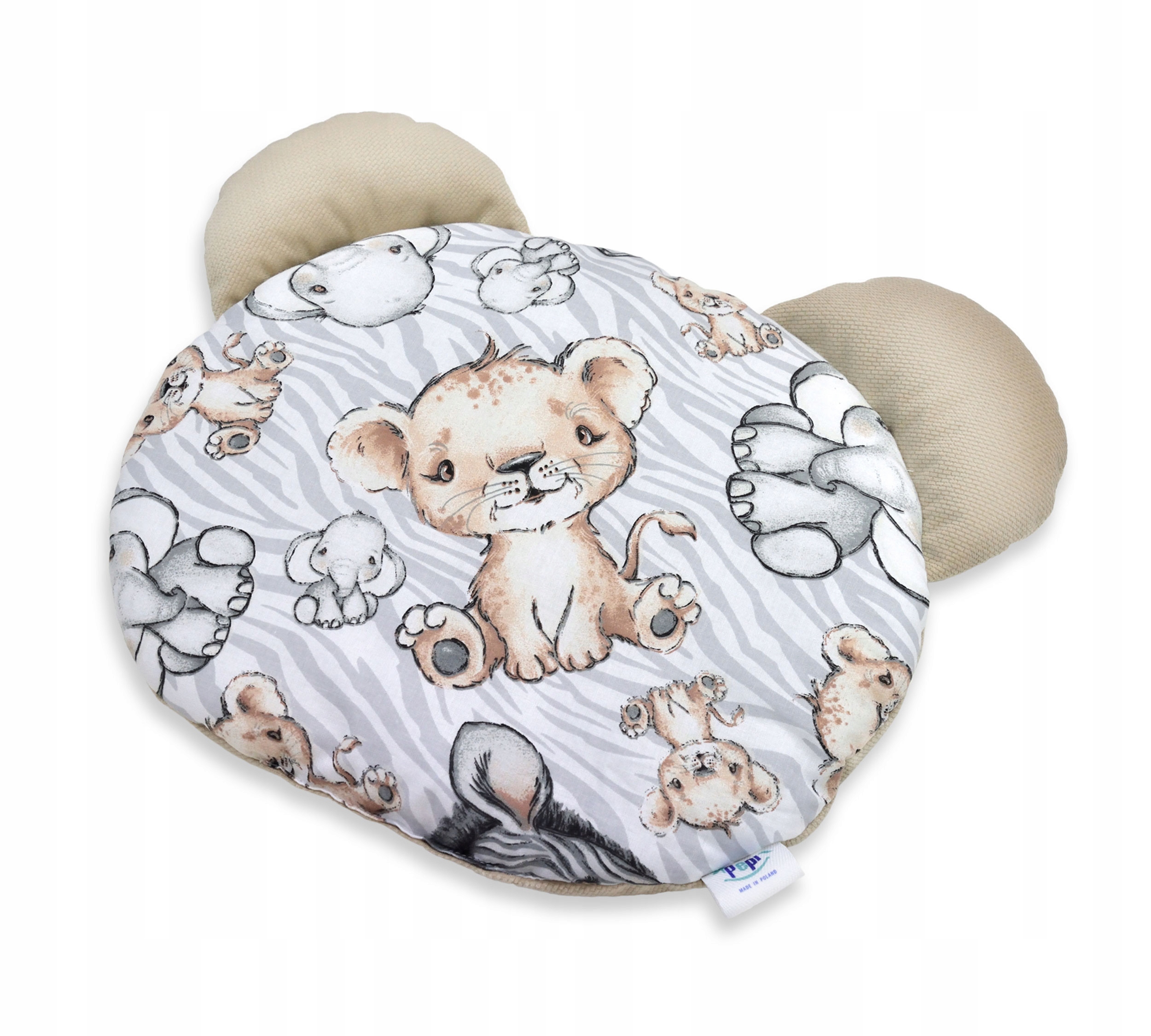 

Poduszka Miś Dwustronna Bawełna Velvet Płaska