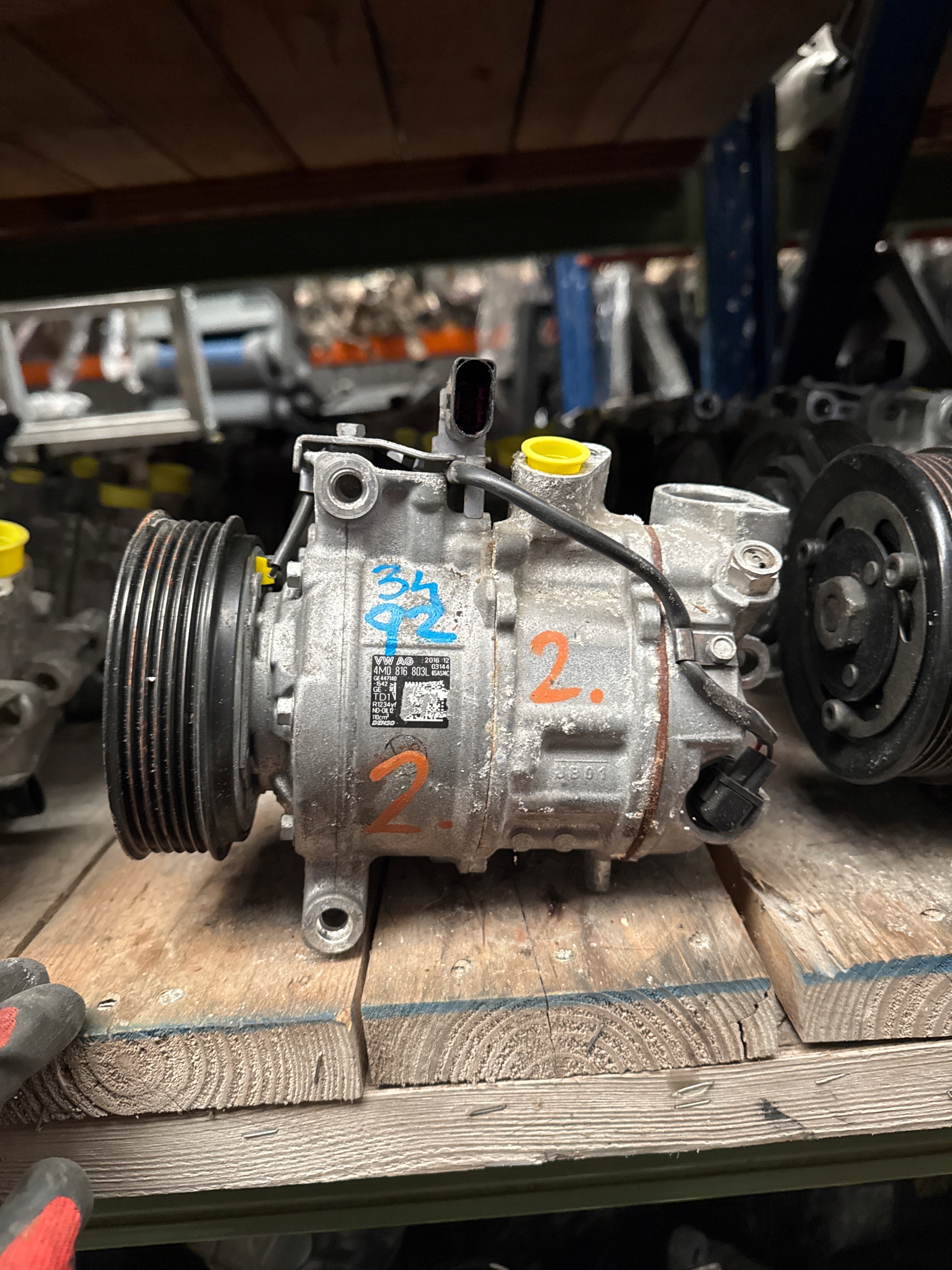 3492. Klimakompressor klimaanlage AUDI 4M0816803L