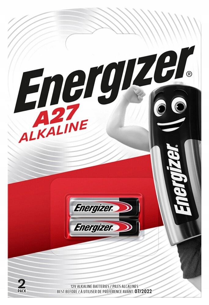

Baterie Alk. Do Pilota Energizer 27A MN27 12V 2szt
