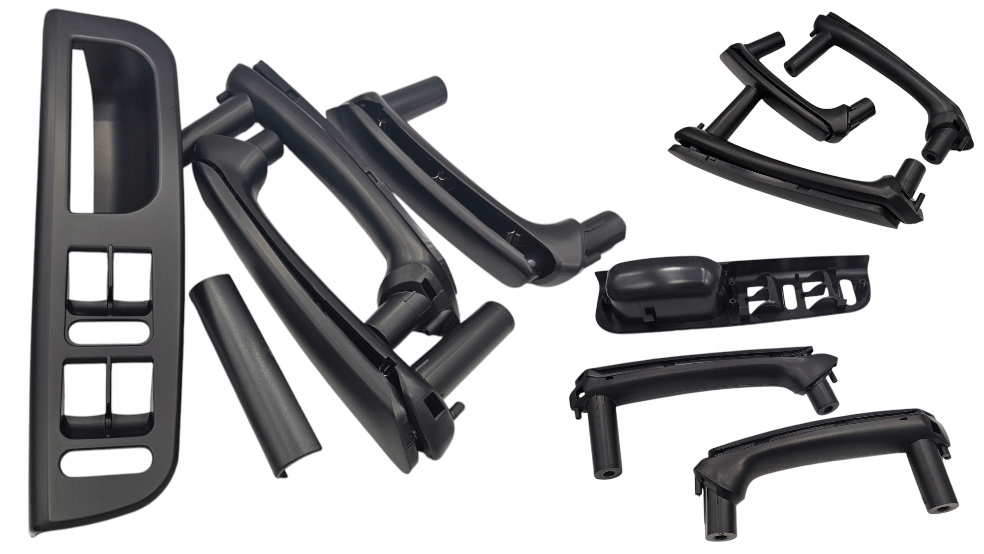 Sada úchytů Černý Držák Panelu Dveří Volkswagen Passat B5 1998- 2005