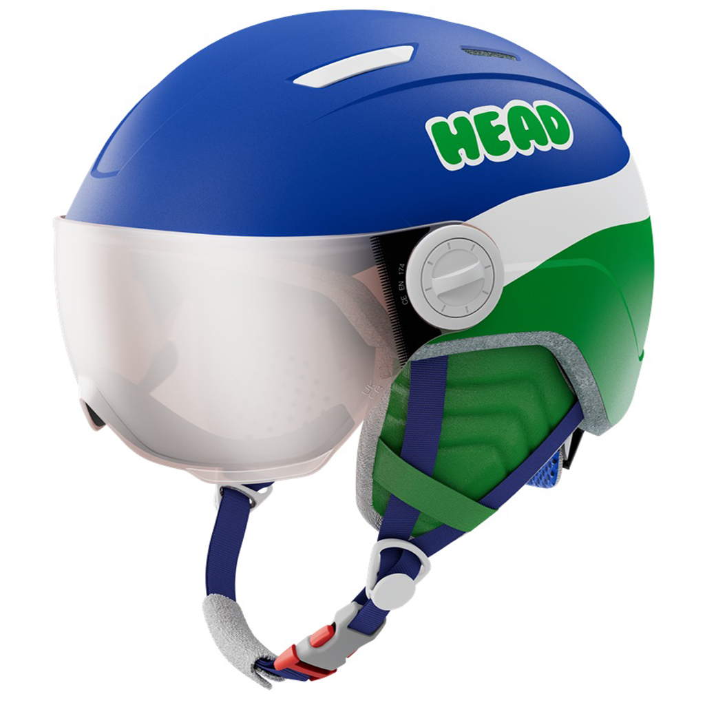 Helma Head Mojo Visor Modrá, velikost Xxs (47-51 cm)