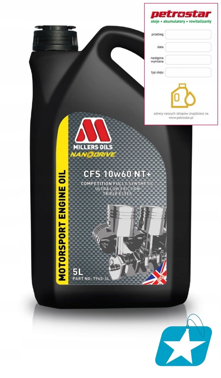 MILLERS NANODRIVE CFS NT PLUS 10W60 5L