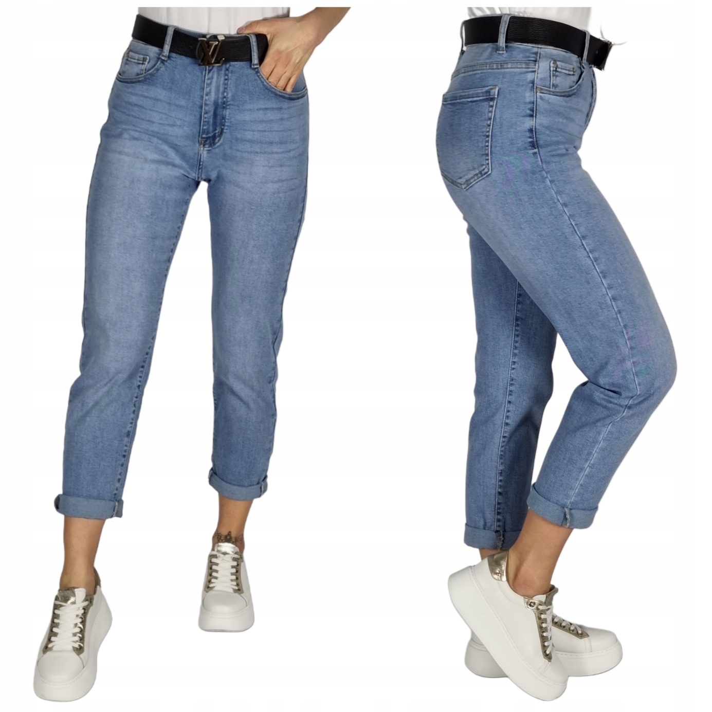 Spodnie Jeansowe Mom Fit Verden Jeans Plus Size 44/2XL