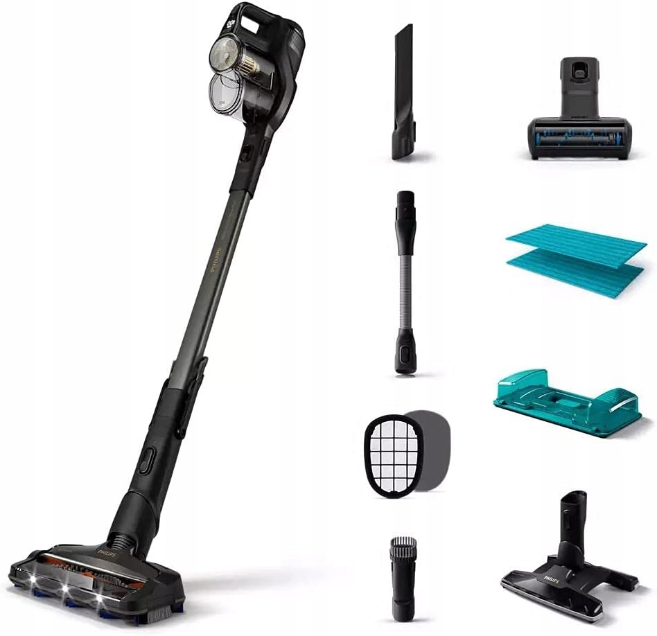 Odkurzacz Bezprzewodowy Philips 8000 Aqua Plus XC8349/01 Pionowy 25,2V