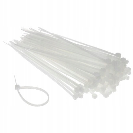 

Opaski Plastikowe Trytki Białe 2.5x200mm 100 szt.