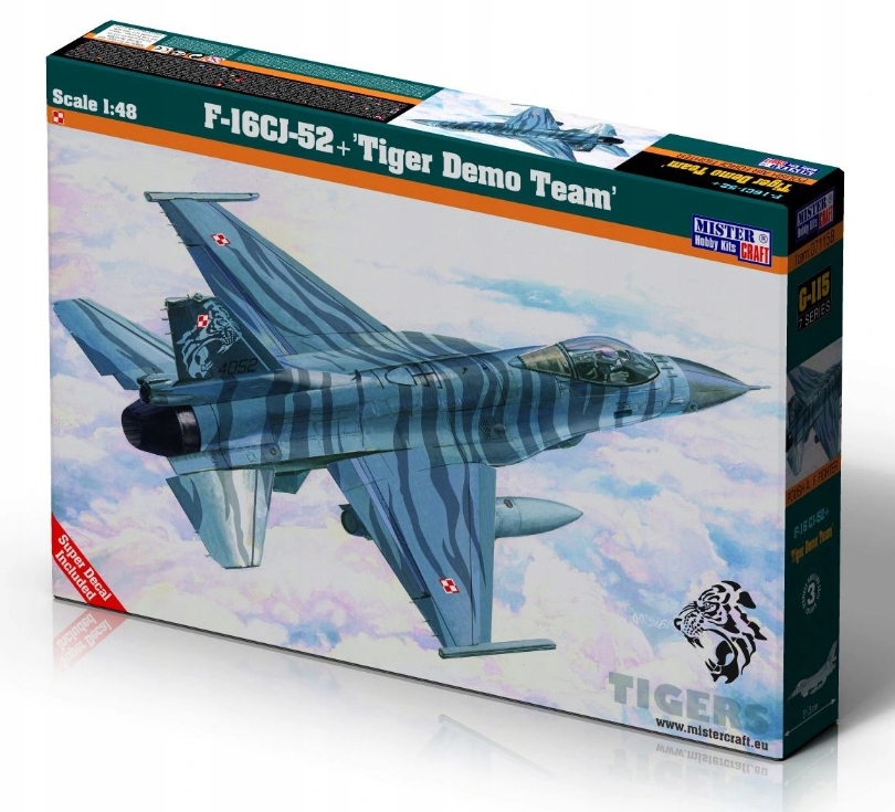 CJ-52 Tiger Demo Team, G-115 F-16, 1:48