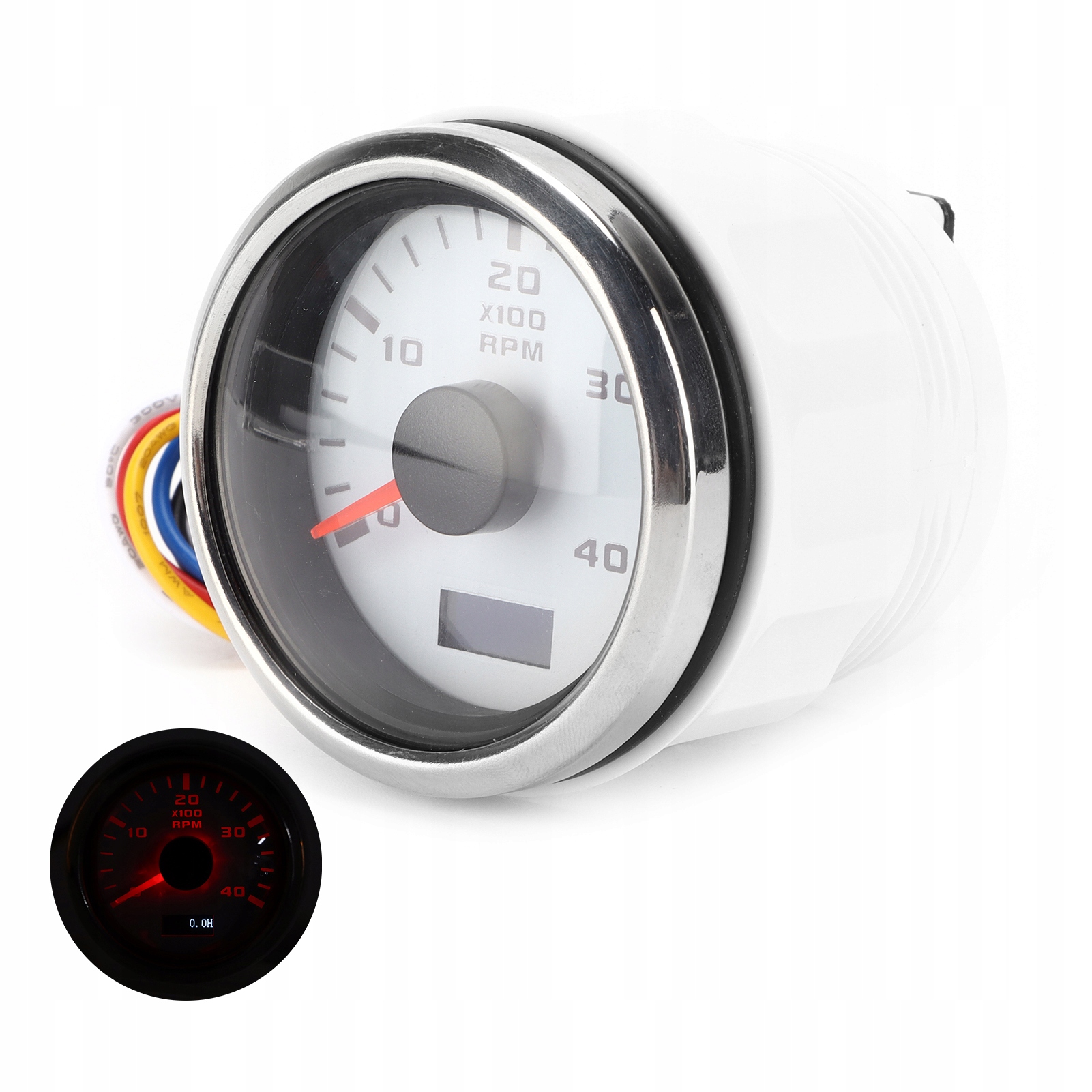 1618210303411 - 52 мм тахометр со стальными маркерами 4K
