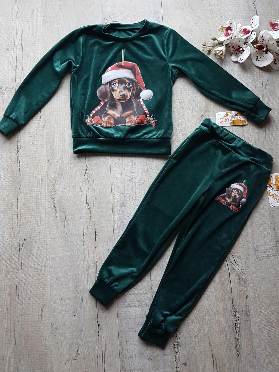 Komplet welurowy dla dziewczynki r 122 Marka Inna marka