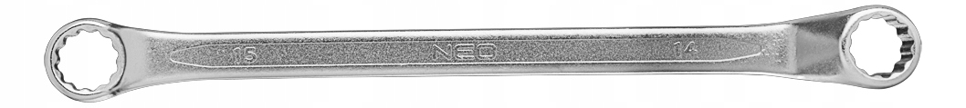 Klucz oczkowy odgięty 14 x 15 mm Neo 09-914