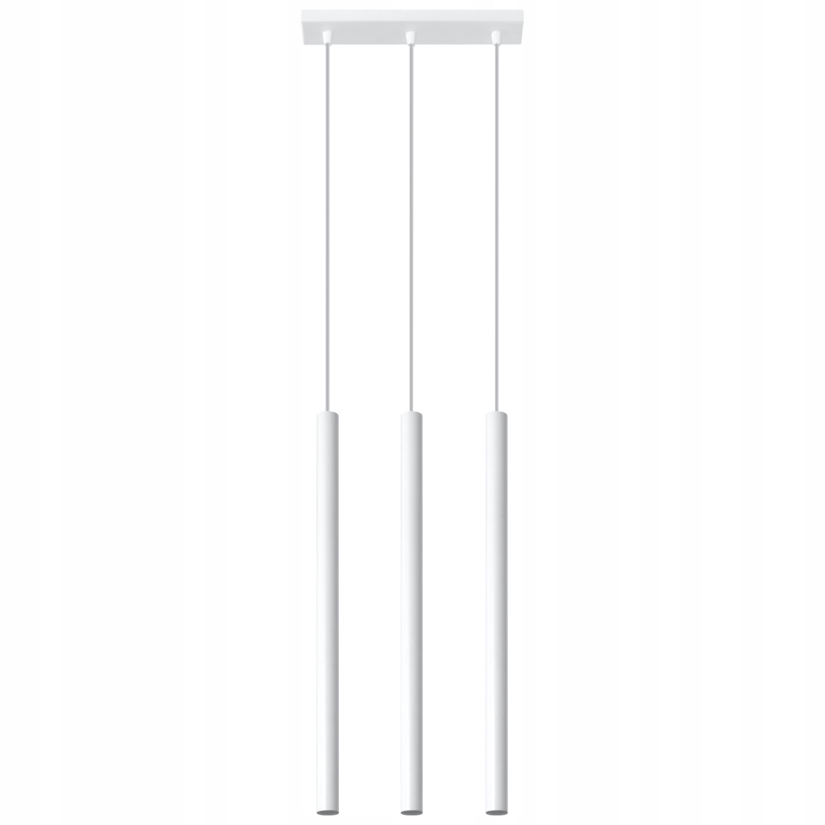 Stropná lampa Závesná tuba 3x G9 Zwis Tubularna Biela Pastelo Sollux