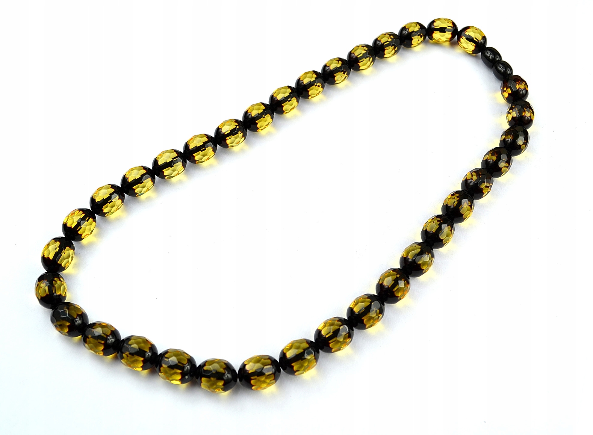 Náhrdelník Jantar Fazetovaný Oliva