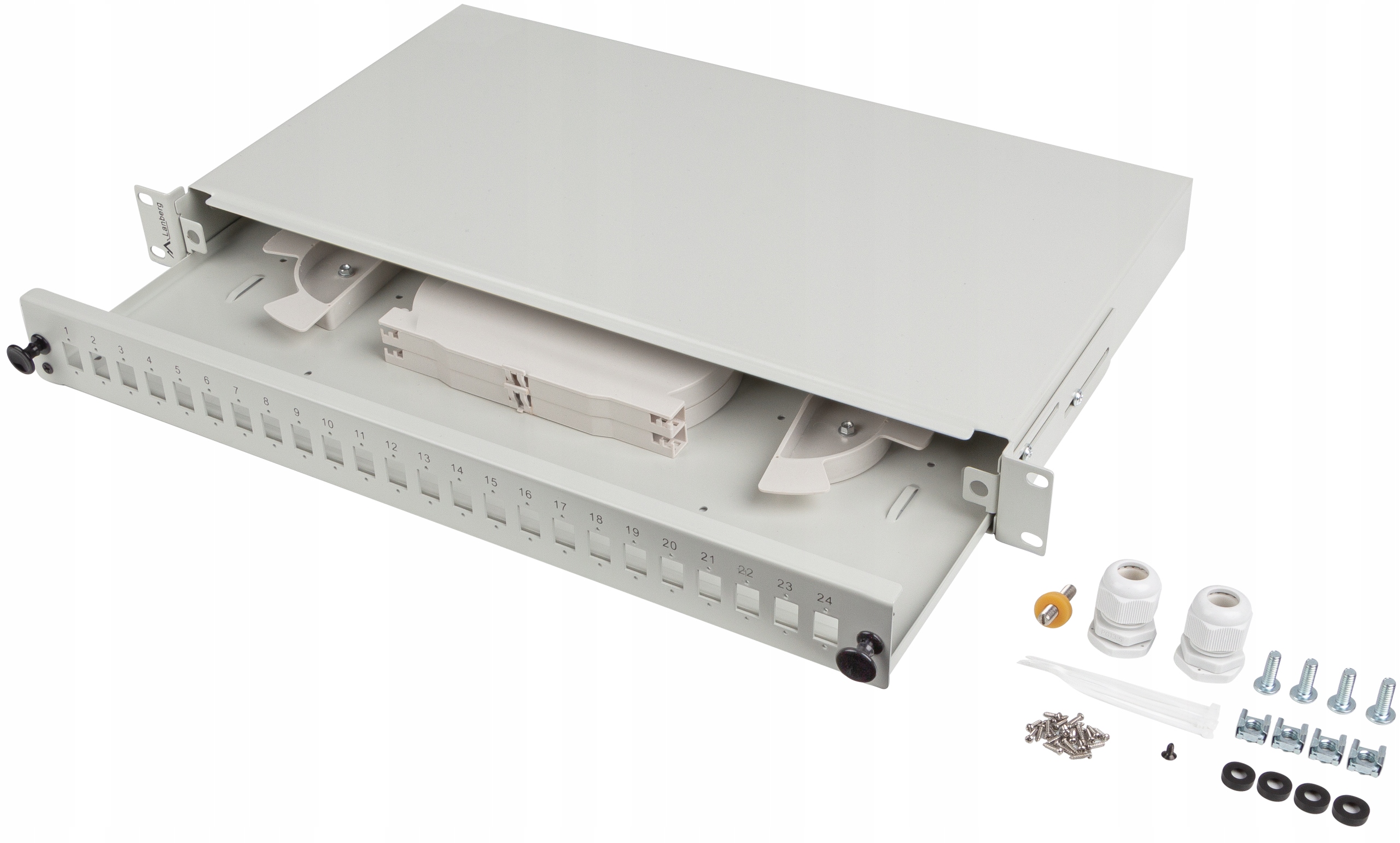 Przełącznica światłowodowa Rack 1U 24x Sc LC 19"