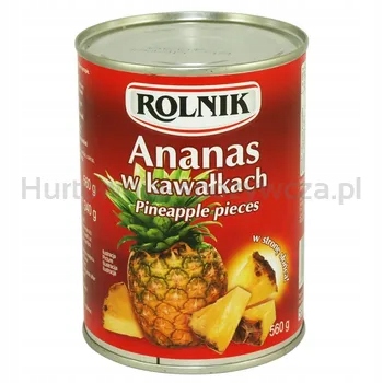 Rolnik Ananas v kusech 580 ml