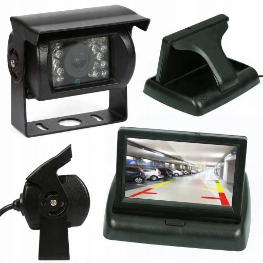 

Kamera Cofania 18IR 10M Monitor LCD 4,3'' Składany