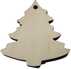 

Bombka Drewniana Ozdoba Świąteczna Sklejka 10X9cm