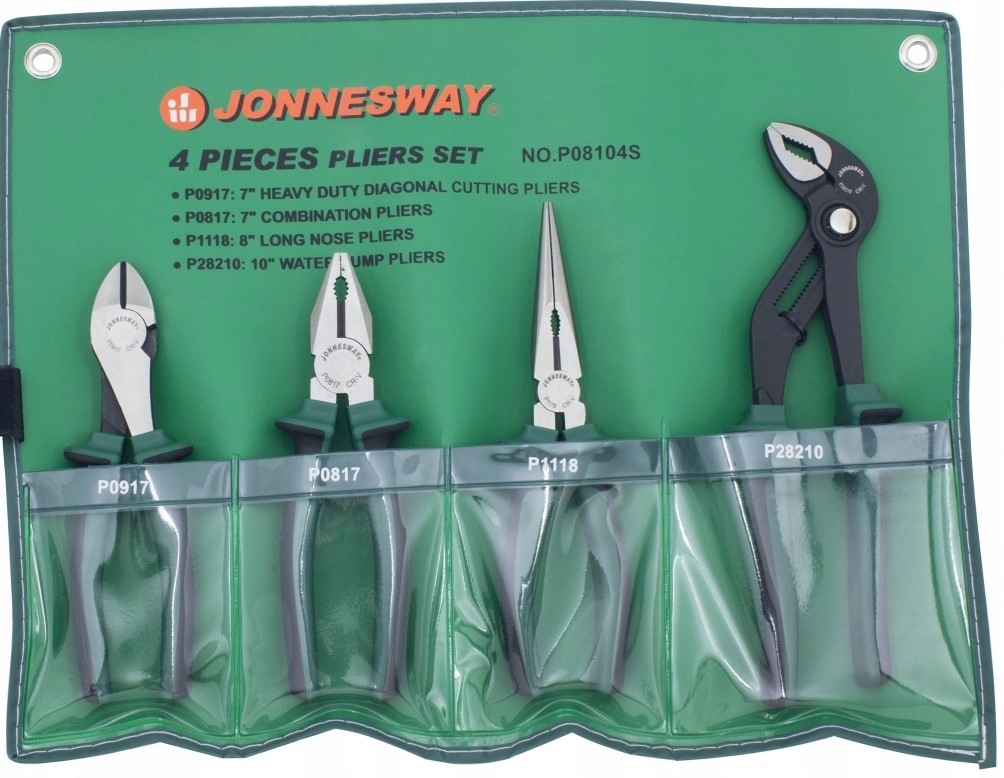 Sada Kleští Jonnesway V Pouzdru 4 Ks
