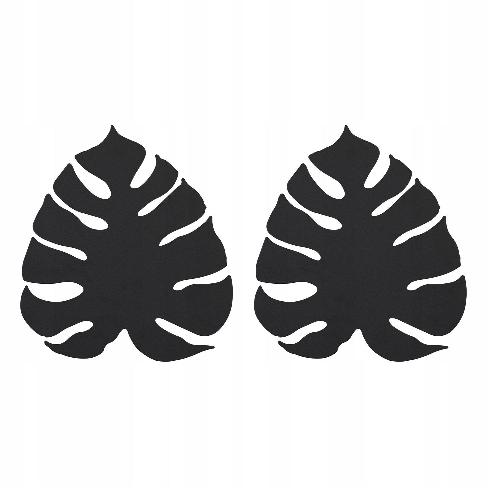 Tk Lighting Sada 2 x nástěnná lampa Lampa kov Černá Monstera 4xG9