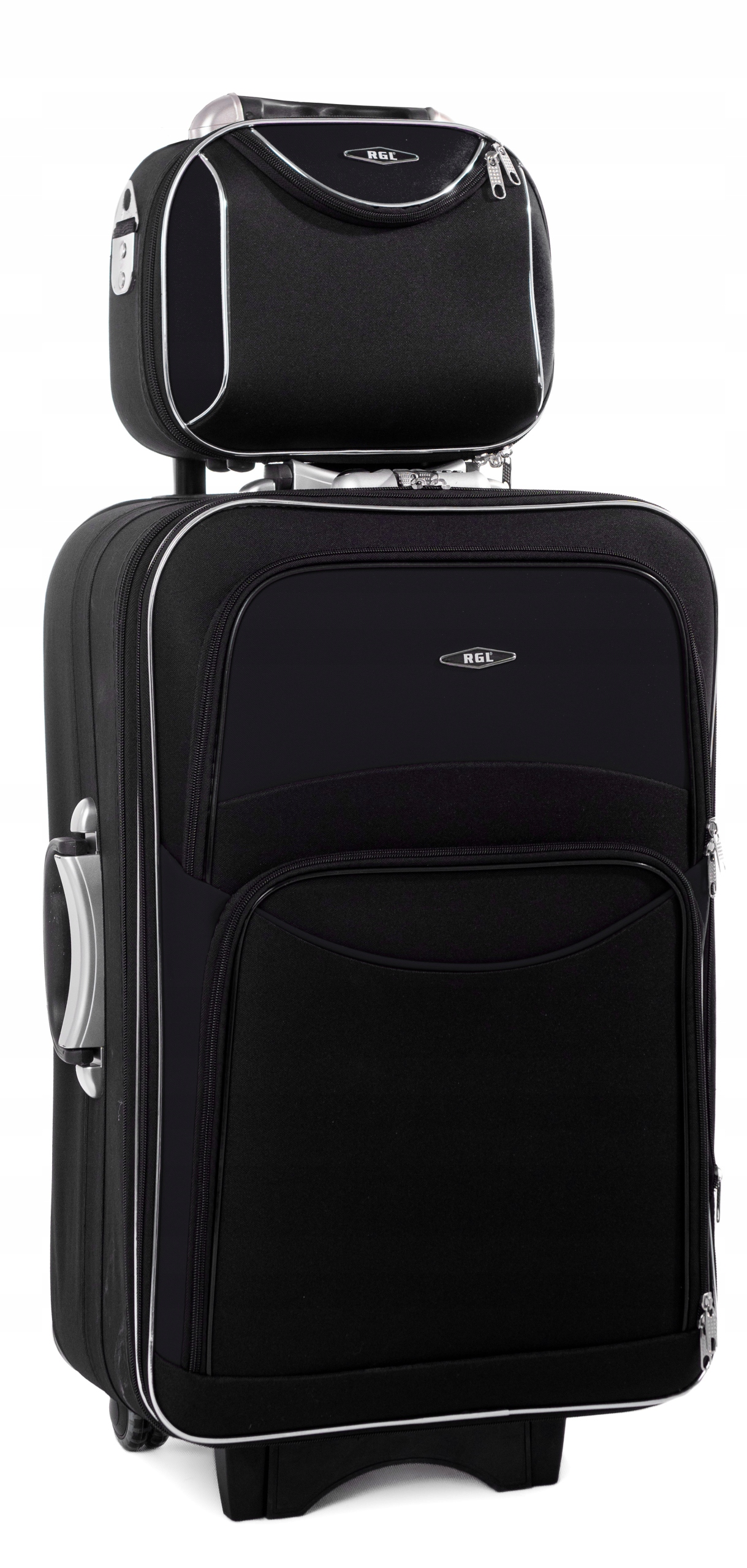 RGL 2w1 ZESTAW DUŻA WALIZKA PODRÓŻNA + KUFEREK GRATIS BAGAŻ PODRĘCZNY Model 773 XXL