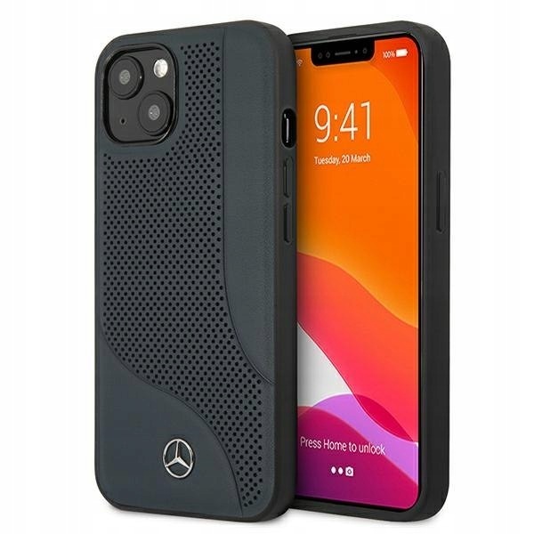 Mercedes MEHCP13SCDONA iPhone 13 mini 5,4" granatowy/navy hardcase Lea