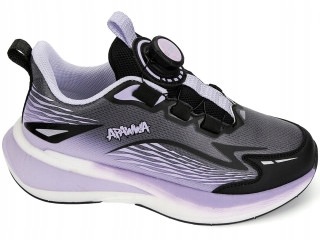 Apawwa buty sportowe ABQ5213R Purple dziewczęce wiązanie boa roz.32