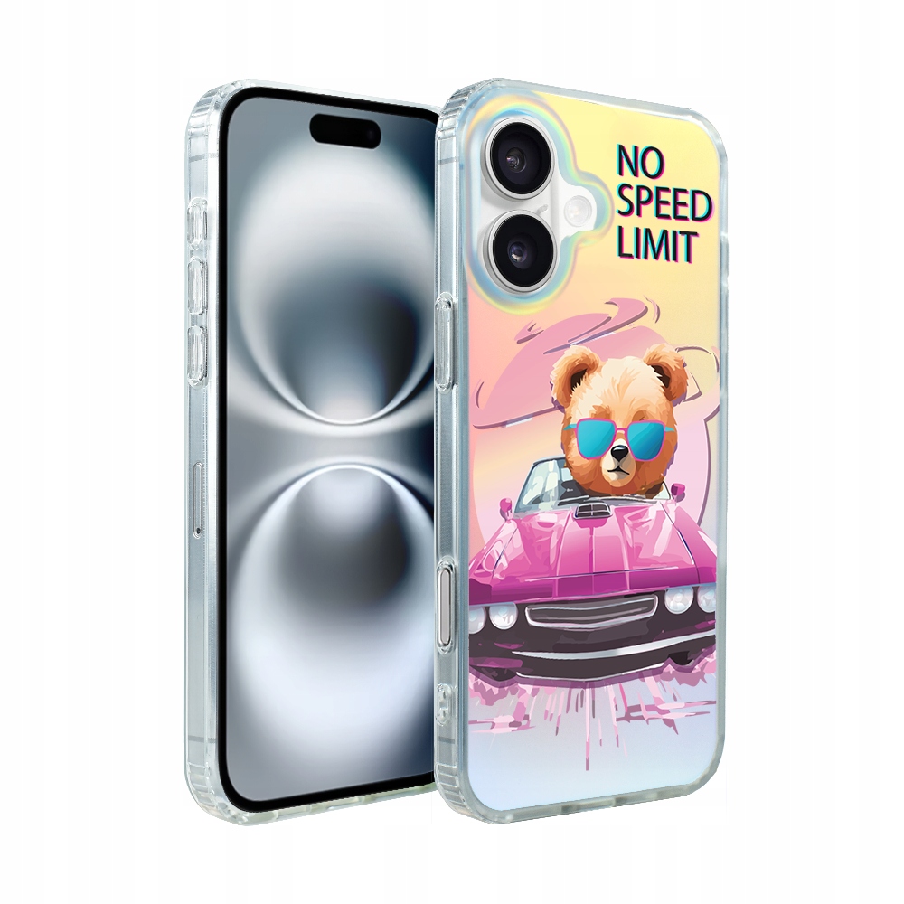 Pouzdro pro iPhone 16 Ibizu s MagSafe, měnící barvu, růžové auto