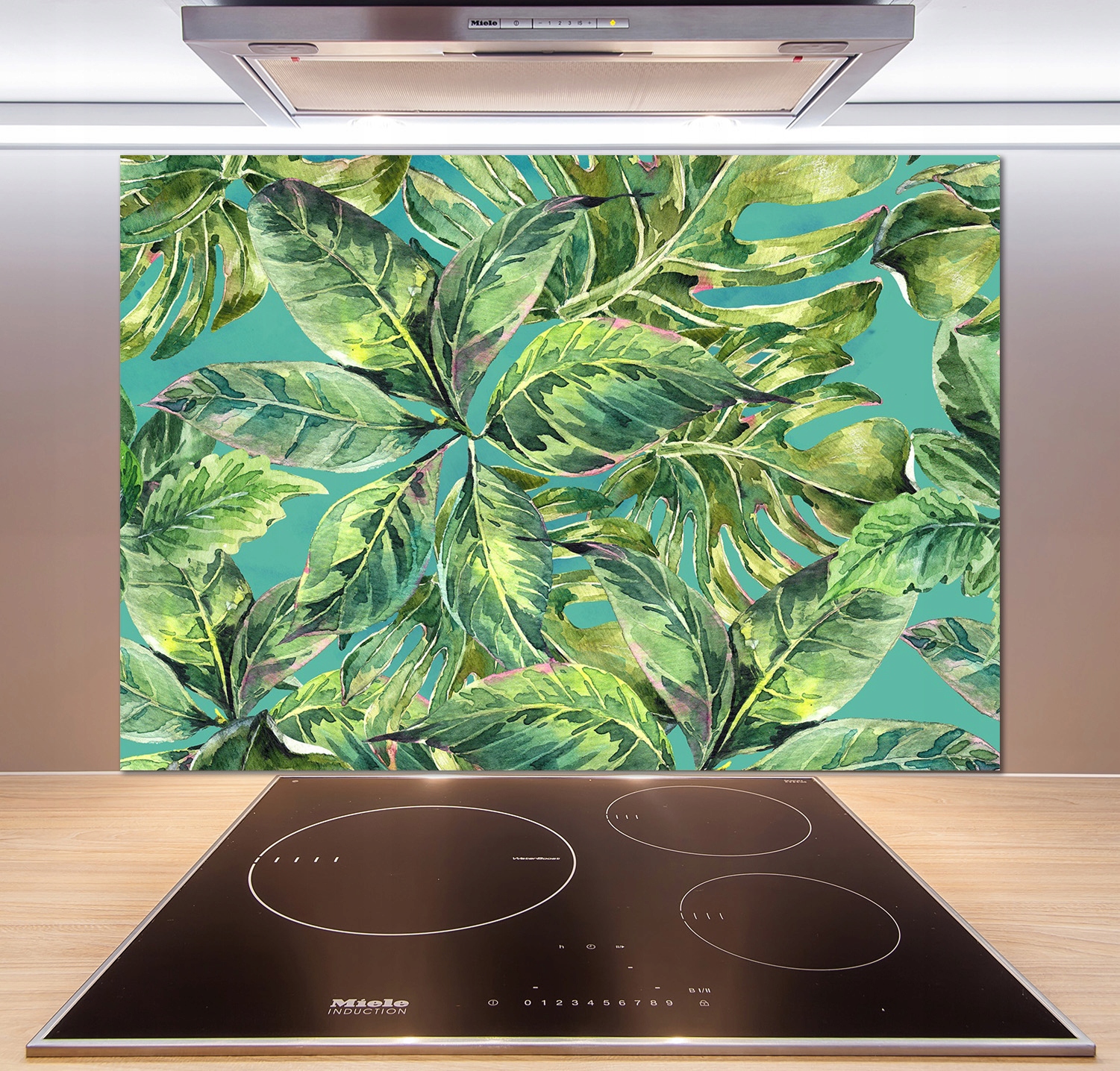 

Panel do kuchni Tropikalne liście 100x70 cm + Klej