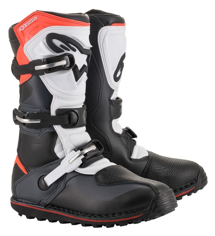 Topánky Na Cross Alpinestars Tech-t Blk/gy/rd (9) 43 2004017-1130-9