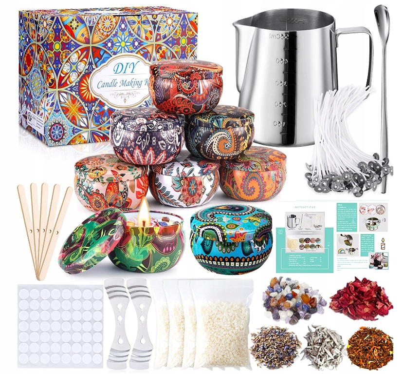 

Zestaw Do Robienia Świec Diy Wosk Pszczeli